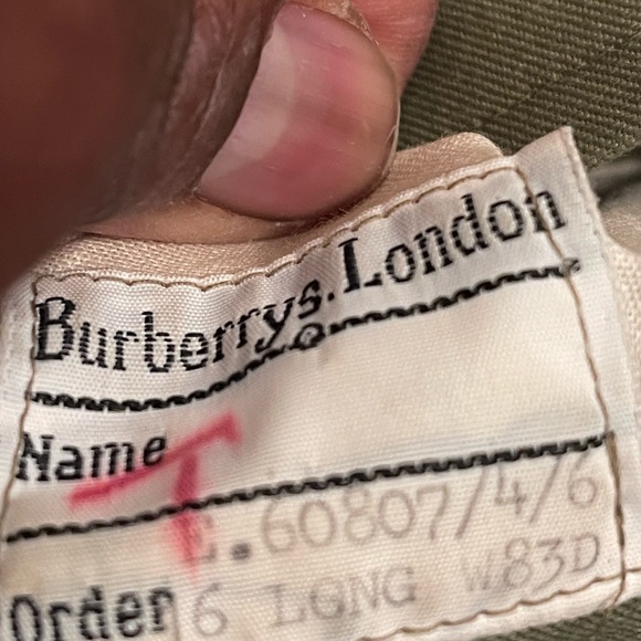 Burberry green woman’s size 16 long vintage trench coat without liner E… - Picture 14 of 15